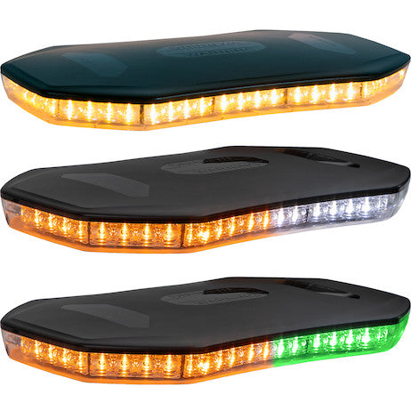Class 1 Low Profile Hexagonal LED Mini Light Bar - Amber/Green