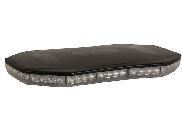 Class 1 Low Profile Hexagonal LED Mini Light Bar - Amber/Clear