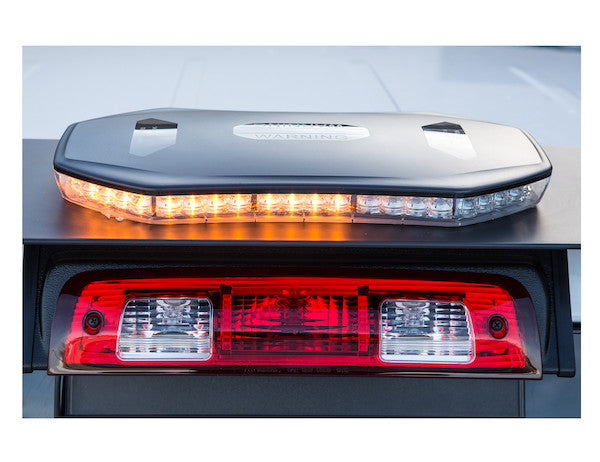 Class 1 Low Profile Hexagonal LED Mini Light Bar - Amber/Clear