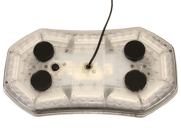 Class 1 Low Profile Hexagonal LED Mini Light Bar - Amber/Clear