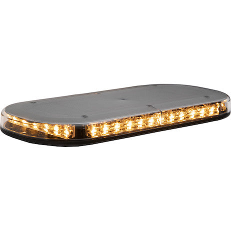 Class 1 Low Profile Oval LED Mini Light Bar - Amber/Blue