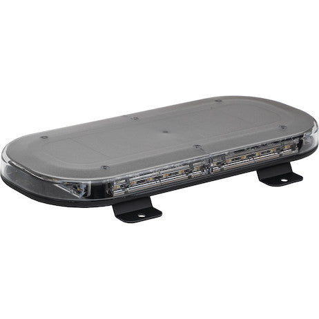 Class 1 Low Profile Oval LED Mini Light Bar - Amber/Clear