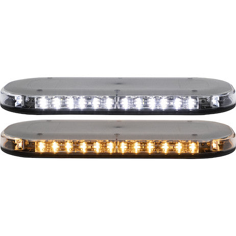 Class 1 Low Profile Oval LED Mini Light Bar - Amber/Blue