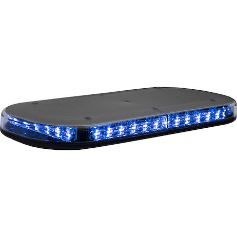 Class 1 Low Profile Oval LED Mini Light Bar - Amber/Blue