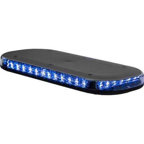 Class 1 Low Profile Oval LED Mini Light Bar - Amber/Blue