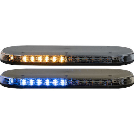 Class 1 Low Profile Oval LED Mini Light Bar - Amber/Blue