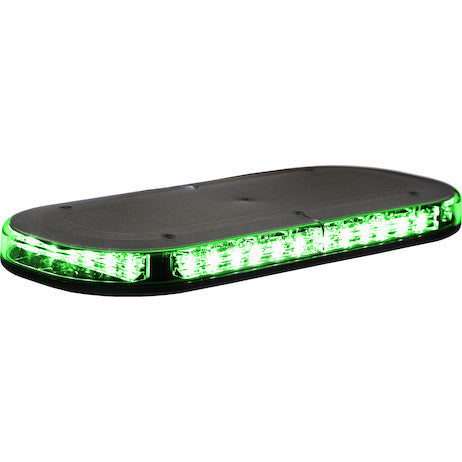 Class 1 Low Profile Oval LED Mini Light Bar - Amber/Green