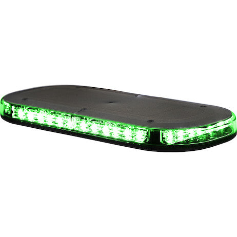 Class 1 Low Profile Oval LED Mini Light Bar - Amber/Green