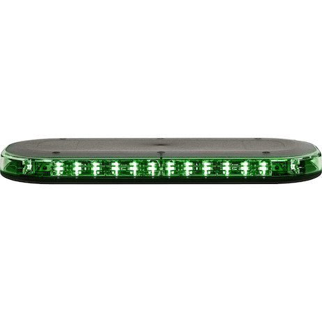 Class 1 Low Profile Oval LED Mini Light Bar - Amber/Green