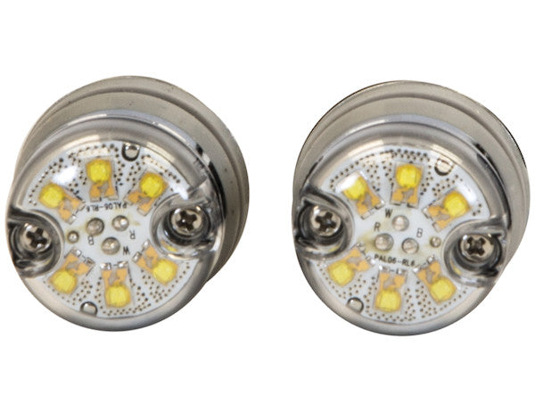 25 Foot Amber Push-On Hideaway Strobe Kit With In-Line Flashers With 6 LED
