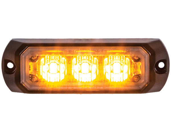 3.5 Inch Amber LED Strobe Light