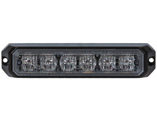 5 Inch Amber/Clear LED Strobe Light