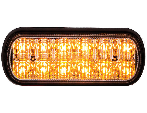 Dual Row 5.5 Inch Amber LED Strobe Light