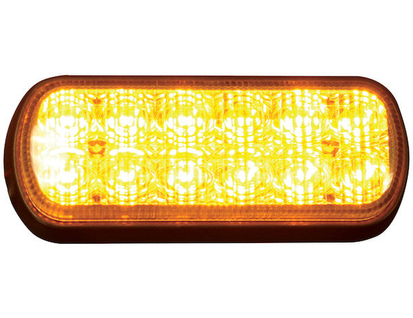 Dual Row 5.5 Inch Amber LED Strobe Light