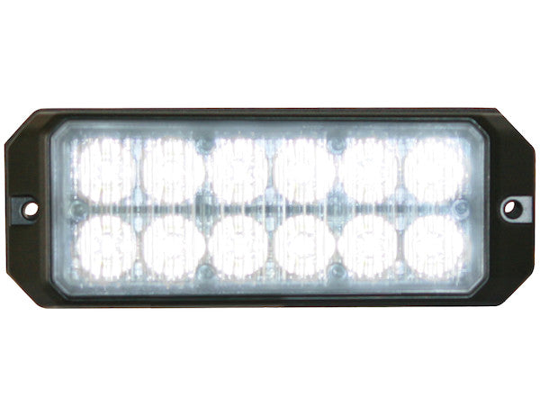 Clear Dual Row 5 Inch LED Strobe Light