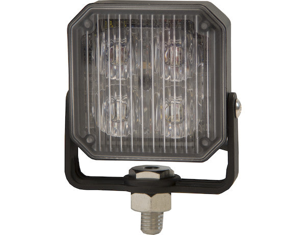Post-Mounted 3 Inch Amber LED Strobe Light