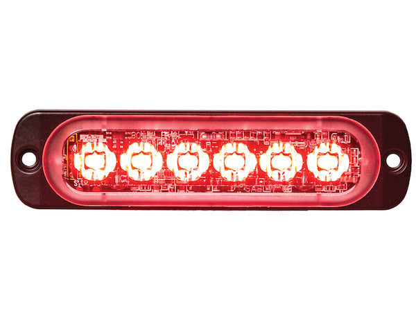 Thin 4.5 Inch Amber Horizontal LED Strobe Light
