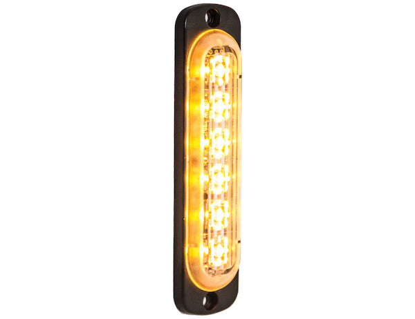 Thin 4.5 Inch Amber Vertical LED Strobe Light