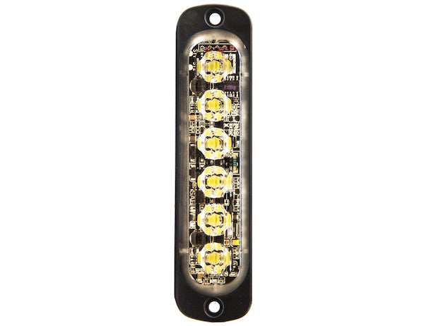 Thin 4.5 Inch Amber Vertical LED Strobe Light