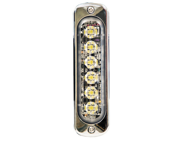 Thin 4.5 Inch Amber Vertical LED Strobe Light