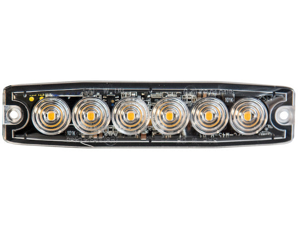Ultra Thin 5 Inch Amber/Blue LED Strobe Light