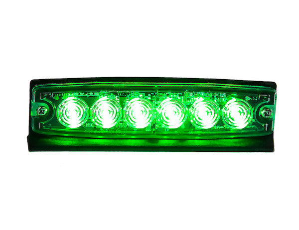 Ultra Thin 5 Inch Green LED Strobe Light