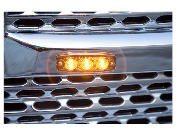 Ultra Thin 3.5 Inch Amber LED Strobe Light
