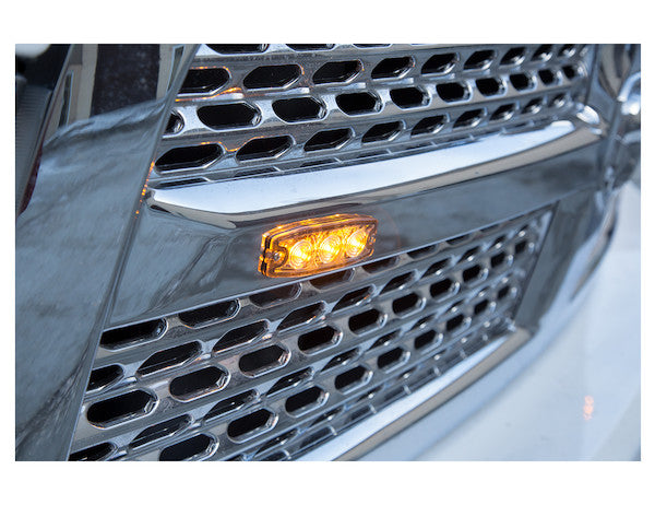 Ultra Thin 3.5 Inch Amber LED Strobe Light