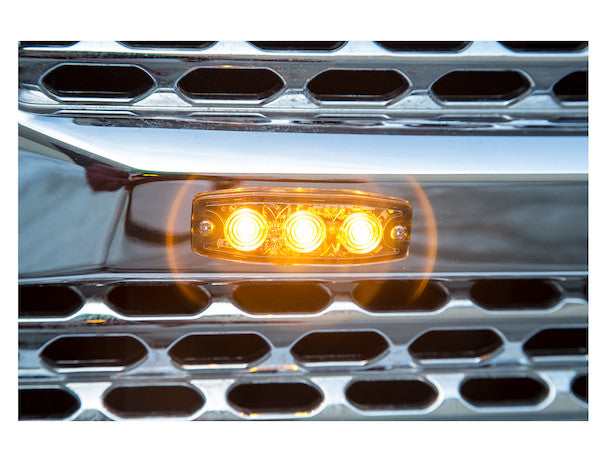 Ultra Thin 3.5 Inch Amber LED Strobe Light