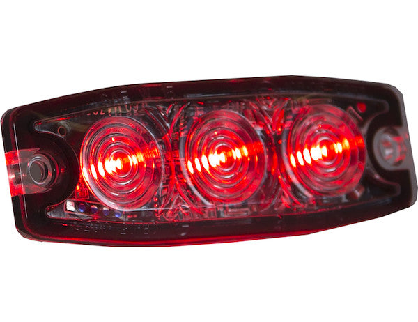 Ultra Thin 3.5 Inch Red LED Strobe Light