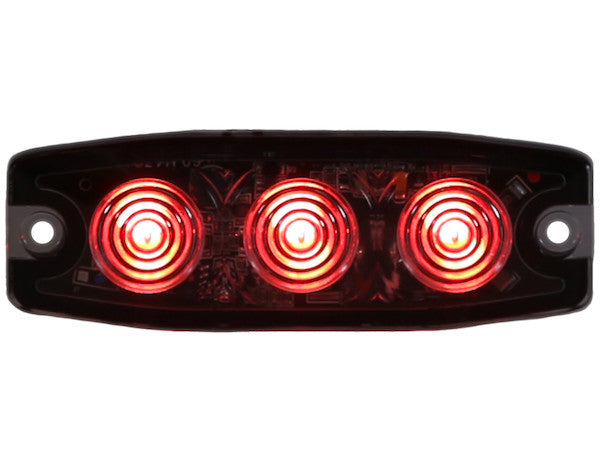 Ultra Thin 3.5 Inch Red LED Strobe Light