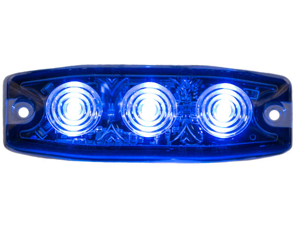 Ultra Thin 3.5 Inch Blue LED Strobe Light