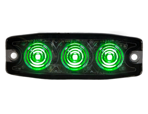 Ultra Thin 3.5 Inch Green LED Strobe Light