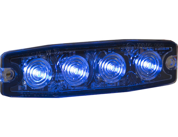Ultra Thin 4.5 Inch Blue LED Strobe Light