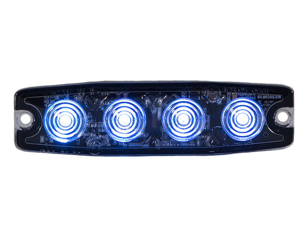 Ultra Thin 4.5 Inch Blue LED Strobe Light