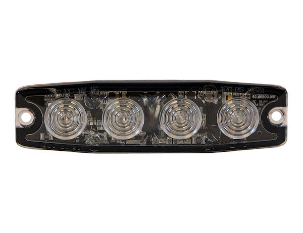 Ultra Thin 4.5 Inch Red/Blue LED Strobe Light