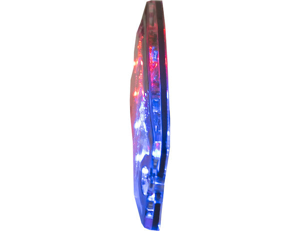 Ultra Thin 4.5 Inch Red/Blue LED Strobe Light