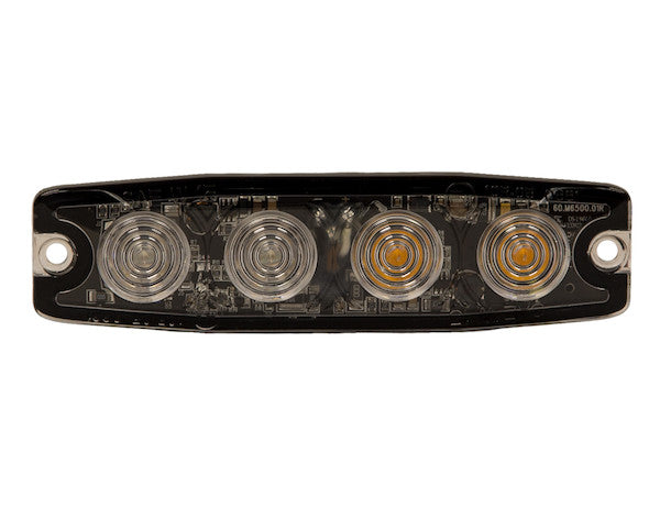 Ultra Thin 4.5 Inch Blue/Amber LED Strobe Light