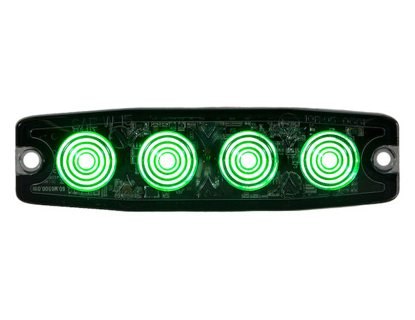 Ultra Thin 4.5 Inch Green LED Strobe Light