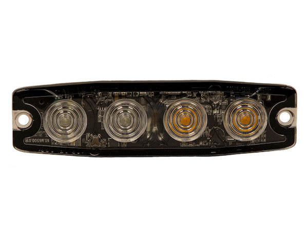 Ultra Thin 4.5 Inch Green/Amber LED Strobe Light