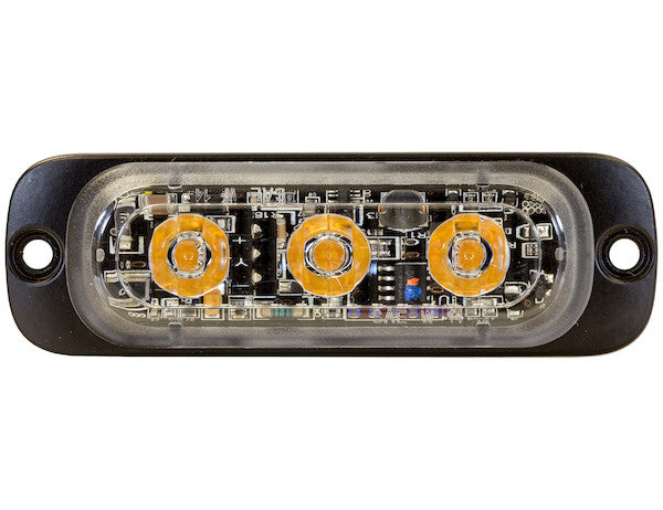 Thin 3.5 Inch Amber Strobe Light