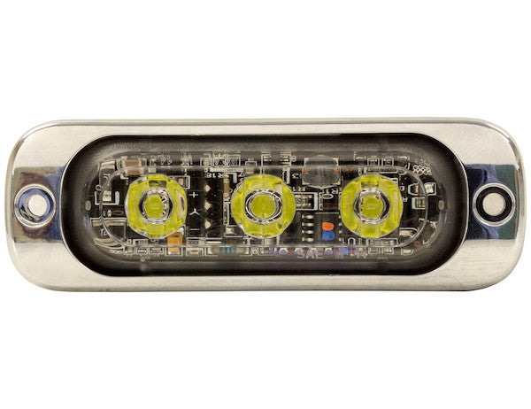 Thin 3.5 Inch Clear Strobe Light