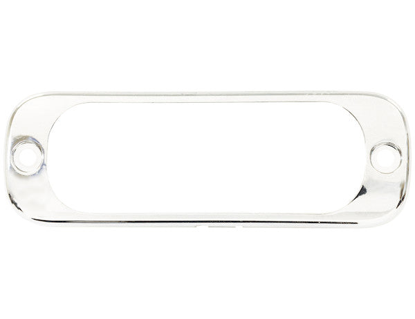Chrome Bezel For 3.375 Inch Thin Mount Horizontal Strobe Light
