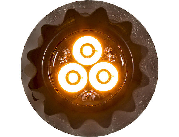 Amber Surface/Recess Mount Round LED Strobe Light