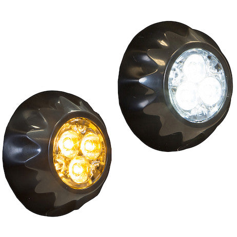 Clear Surface/Recess Mount Round LED Strobe Light