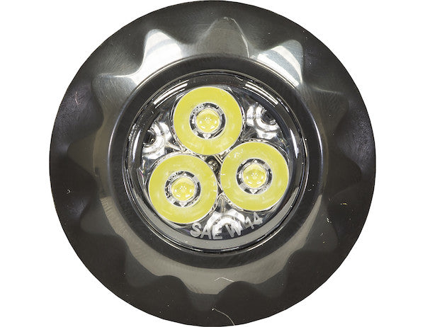 Clear Surface/Recess Mount Round LED Strobe Light
