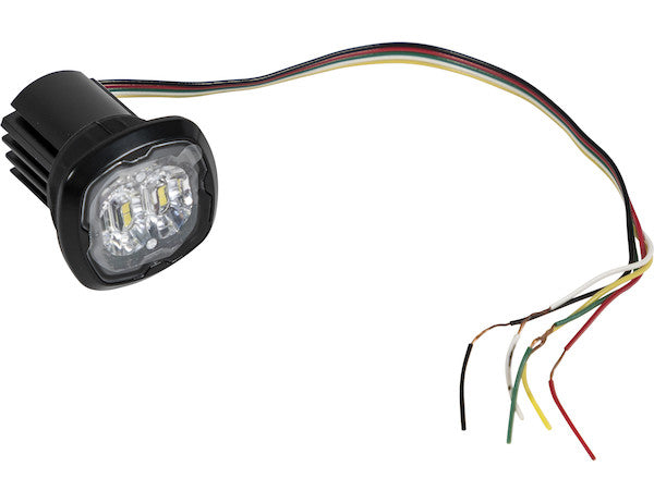 1.5 in. Flush/Surface Mount Clear LED Strobe Light