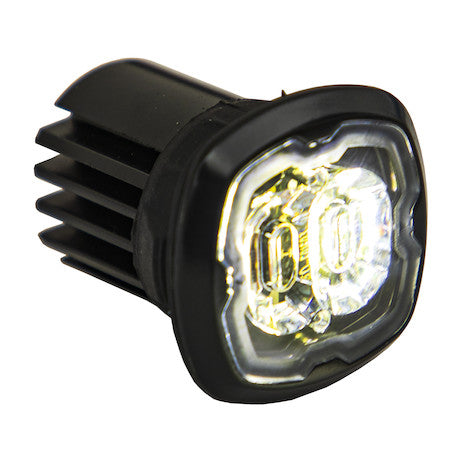 1.5 in. Flush/Surface Mount Amber/Clear LED Strobe Light