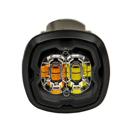 1.5 in. Flush/Surface Mount Amber/Clear LED Strobe Light