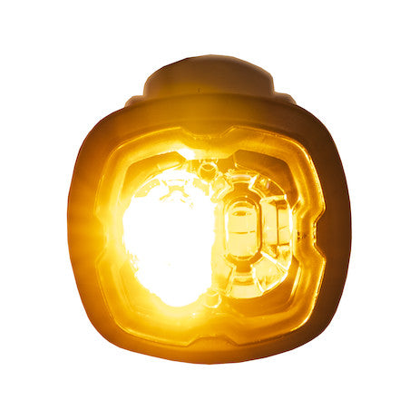 1.5 in. Flush/Surface Mount Amber/Clear LED Strobe Light